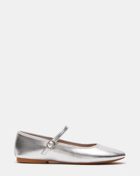Балетки Vinetta Steve Madden, серебряный
