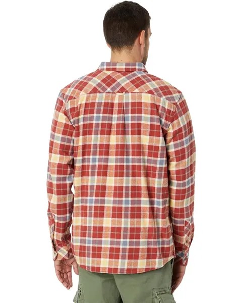 Рубашка Rip Curl Checked In Flannel Shirt, цвет Dusty Mushroom