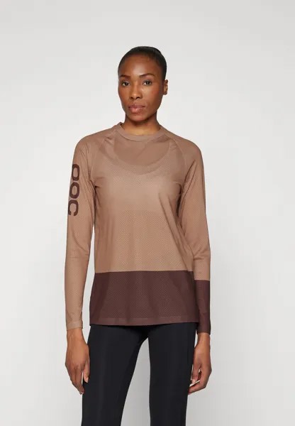 Рубашка с длинным рукавом PURE POC, цвет jasper brown/axinite brown