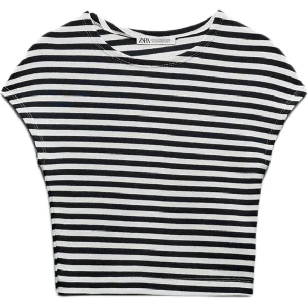 Футболка женская в полоску Zara