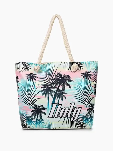 Сумка пляжная сумка женская Rosedena BAG-46-002, бирюзовый