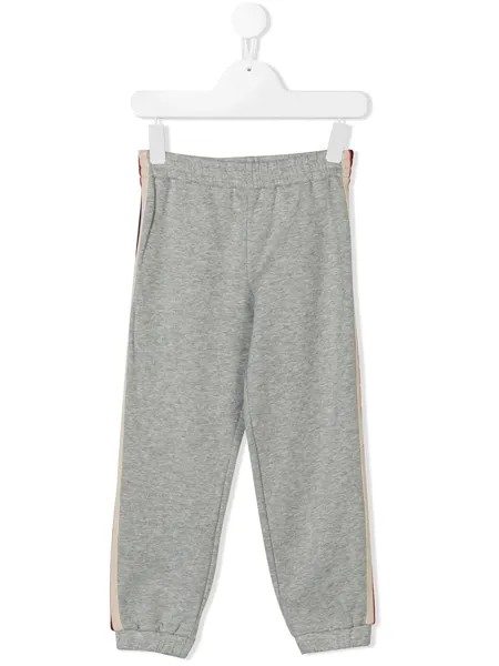 Gucci Kids спортивные брюки с логотипом на лампасах