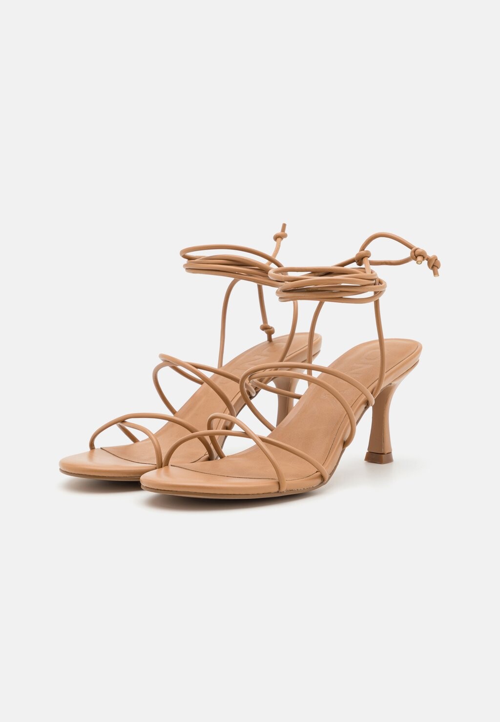 Сандалии Onlaria Ankle Wrap Heeled Only, бежевый