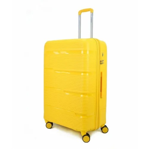 Умный чемодан Impreza Orlean 808001, 106 л, размер L, желтый