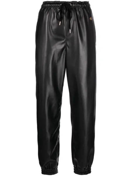 Stella McCartney спортивные брюки с кулиской, черный