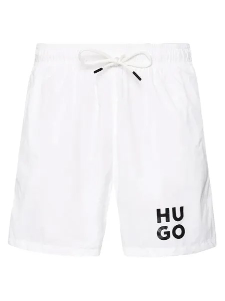 Мужские плавки с логотипом Paol Suare Hugo, белый