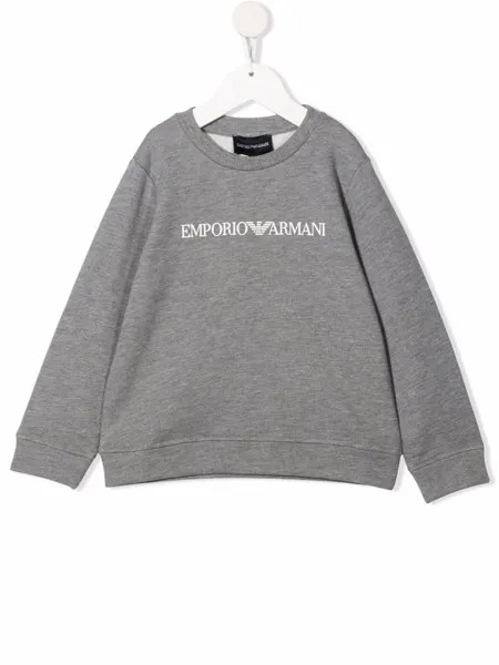 Emporio Armani Kids толстовка с логотипом