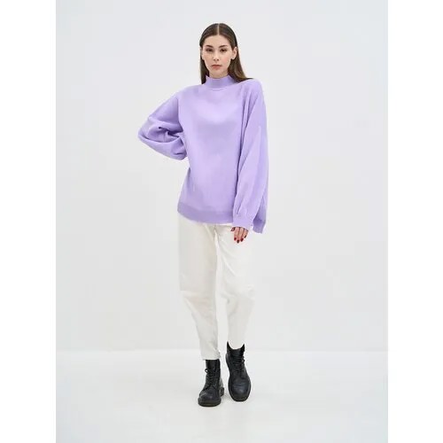 Свитер MELLE, размер one size, , лиловый