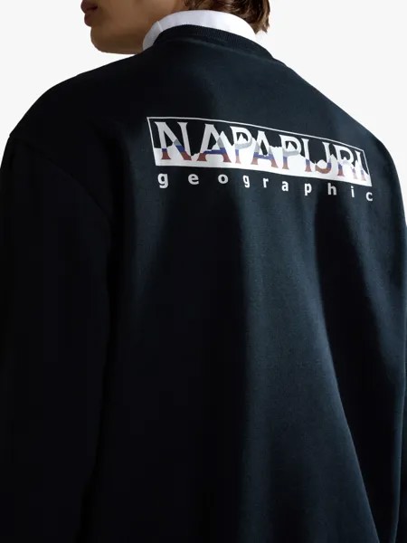 Napapijri Telemark Джемпер с графическим принтом, черный