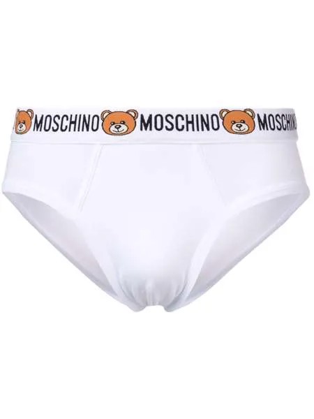 Moschino трусы с принтом плюшевого медведя