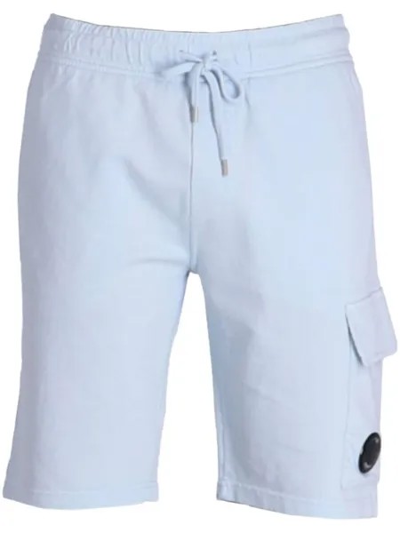 C.P. Company спортивные шорты с декором Lens, синий