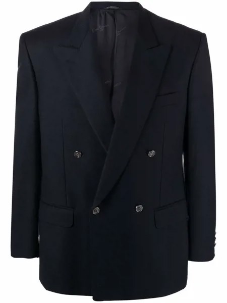 Pierre Cardin Pre-Owned двубортный пиджак 1980-х годов с заостренными лацканами