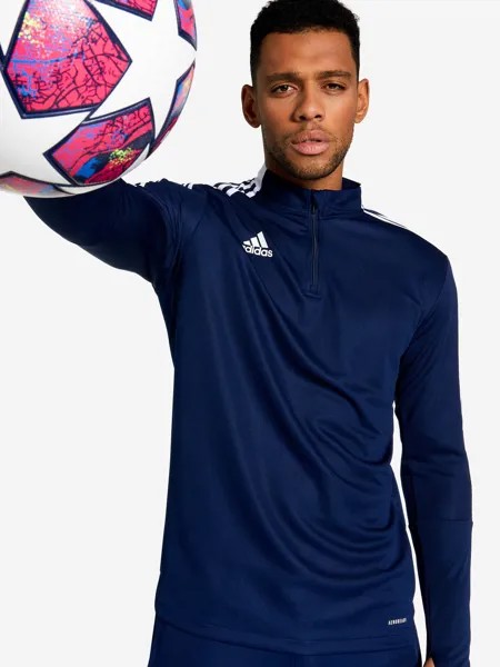 Джемпер футбольный мужской adidas Tiro21, Синий