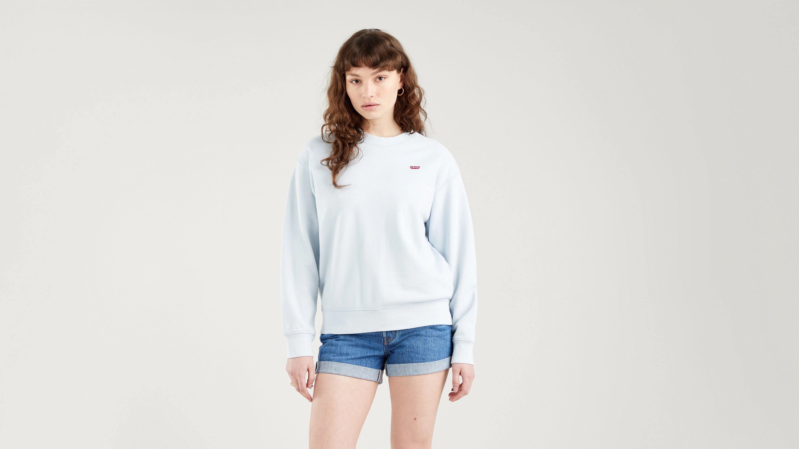 Свитшот женский Levi's 24688-0025 голубой L