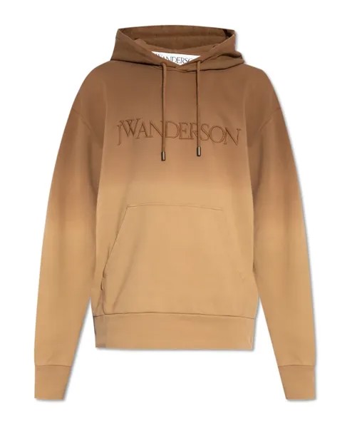 Толстовка с логотипом Jw Anderson, коричневый