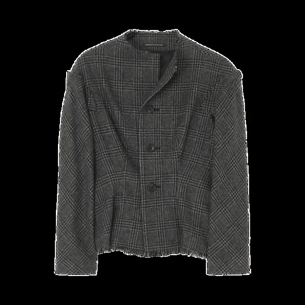 Куртка Yohji Yamamoto High Neck Gusset 'Grey', серый