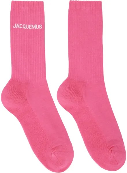 Розовые носки Le Papier 'Les Chaussettes Jacquemus'