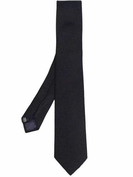 Tagliatore шелковый фактурный галстук