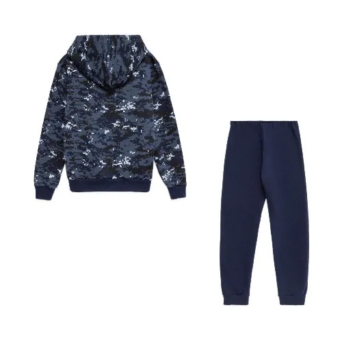 Комплект одежды RusExpress, толстовка и брюки, спортивный стиль, размер 30, синий