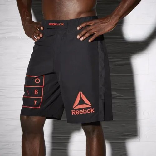 Новые мужские шорты REEBOK RNF MMA — S99251 — UFC Training — рекомендованная производителем розничная цена 65 долларов США.