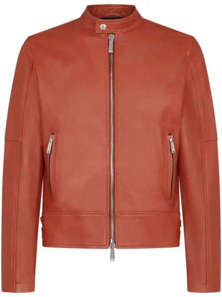Dsquared2 байкерская куртка, красный