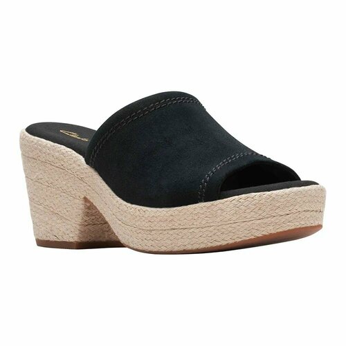 Сабо Clarks, размер 37, черный