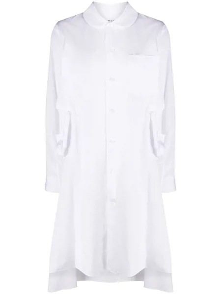 Comme Des Garçons Comme Des Garçons удлиненная рубашка с драпировкой