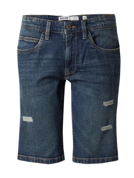 Повседневные джинсы Indicode Jeans KADEN HOLES, синий джинсовый