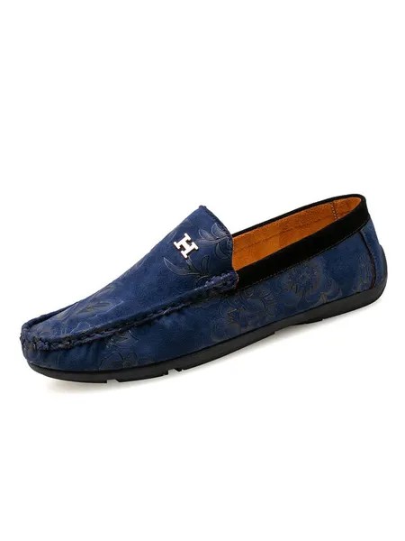Milanoo Men's Floral Driving Loafers H