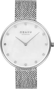 Fashion наручные  женские часы Obaku V288LXCWHC. Коллекция Mesh