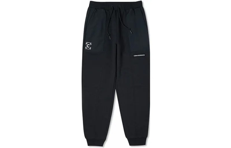 Женские вязаные спортивные штаны Converse, цвет Black