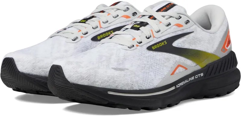 Кроссовки Adrenaline GTS 23 Brooks, цвет Oyster/Black/Red Orange