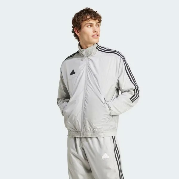 Спортивная куртка House of Tiro Adidas, цвет Grey Two