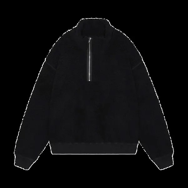 Куртка Cav Empt Heavy Wool Boa Half Zip Fleece 'Black', черный