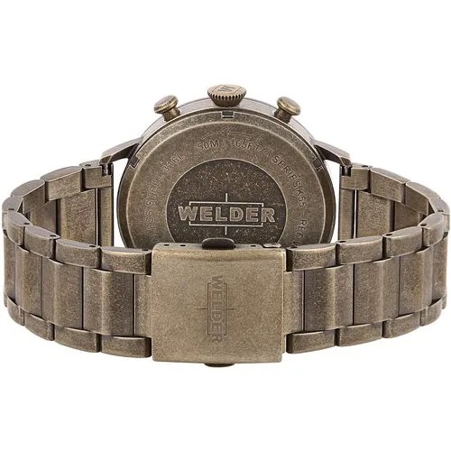 Наручные часы Welder Часы наручные мужские WELDER WWRC460, 45 мм, желтый