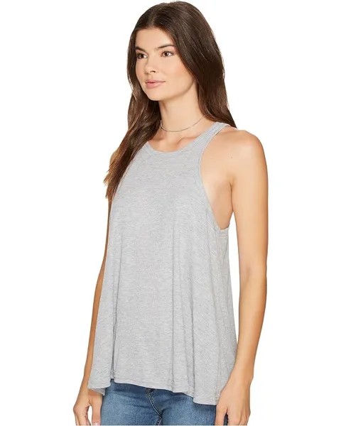 Топ Free People Long Beach Tank Top, цвет Heather Grey