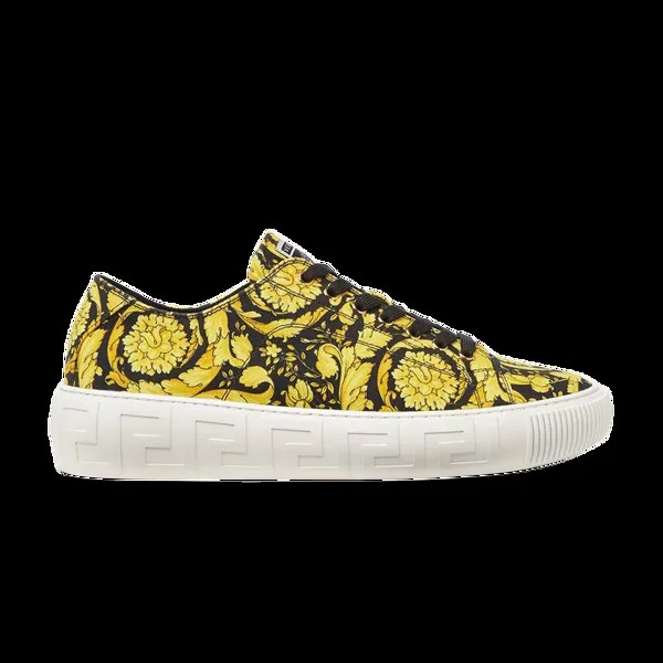 Кроссовки Versace Greca, желтый