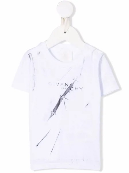 Givenchy Kids футболка с логотипом