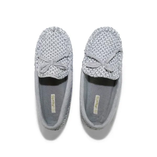 Тапочки Flip Flop Hausschuh loafer*knit 2, черный