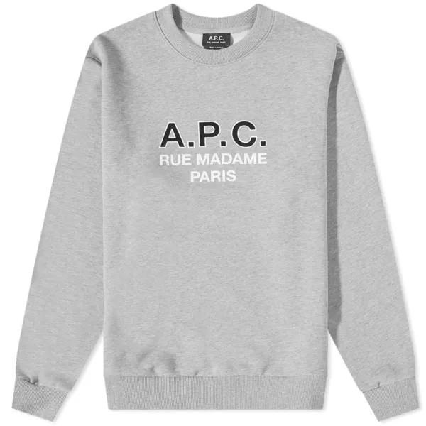 A.P.C. Свитшот с логотипом Madame