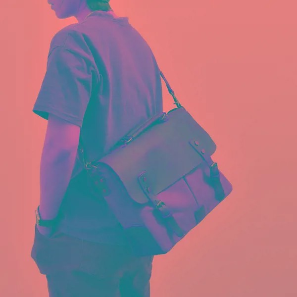 Портативный кожаный портфель с брезентом, американская Ретро сумка-мессенджер, многофункциональная сумка-мессенджер через плечо