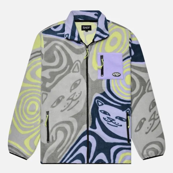 Мужская флисовая куртка Ripndip Hypnotic Polar Fleece фиолетовый, Размер S