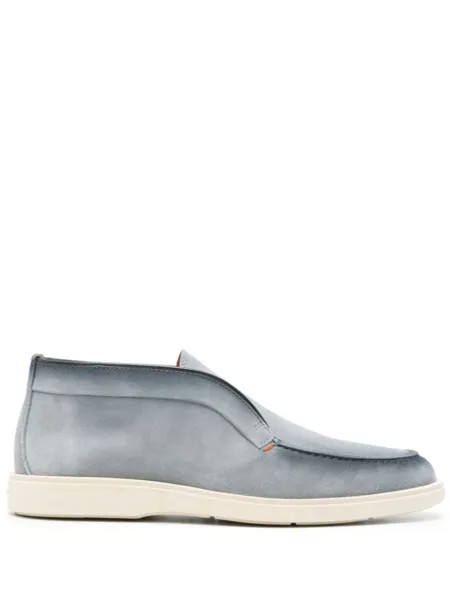 Santoni ботинки дезерты с эффектом градиента, синий
