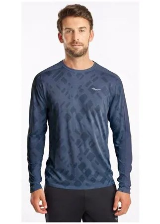 Футболка Saucony Ramble Long Sleeve размер XL, mood indigo