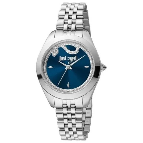 Наручные часы Just Cavalli JC1L210M0255, серебряный, синий