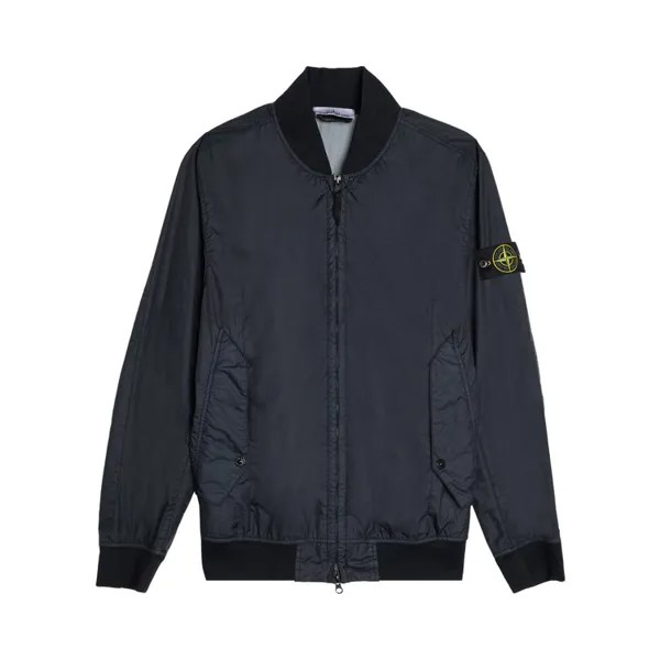 Куртка Stone Island Crinkle Reps Bomber Jacket, синий