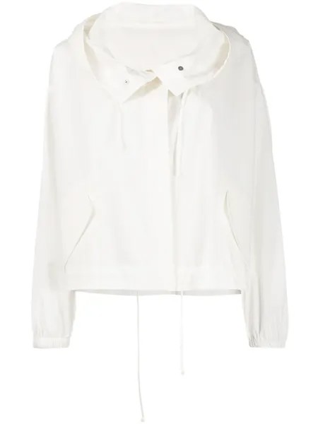 Jil Sander легкая куртка оверсайз, белый