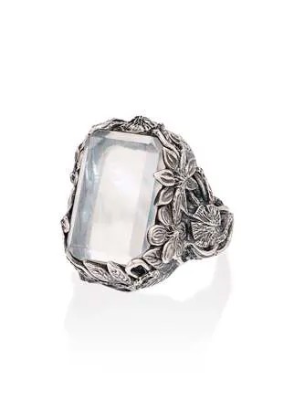 Lyly Erlandsson серебряное кольцо Orsay с кристаллом