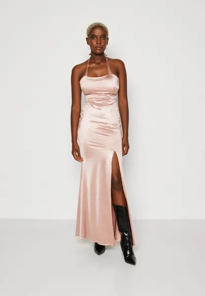 Вечернее платье Verity Halter Maxi WAL G., цвет blush pink