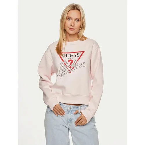 Джемпер GUESS, размер L, , розовый